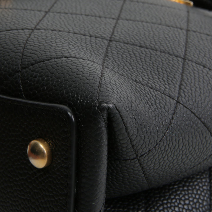 CHANEL Caviar CC Bucket Bag Small