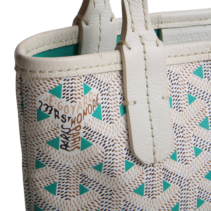 GOYARD Poitiers Claire Voie Tote - White Opaline