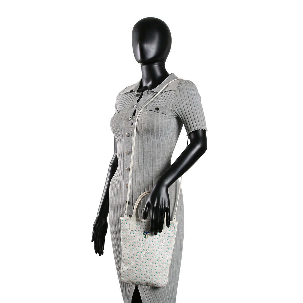 GOYARD Poitiers Claire Voie Tote - White Opaline