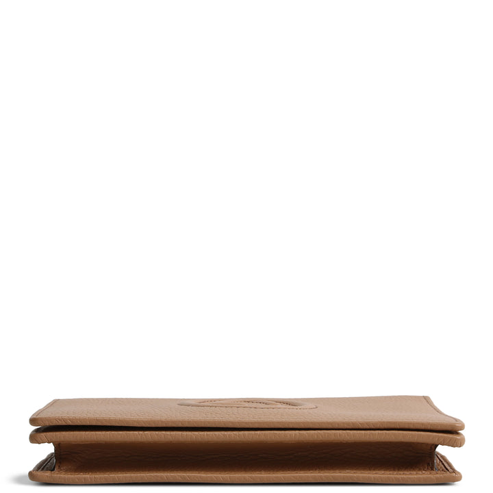 GUCCI Interlocking G Soho Chain Bag - Nude