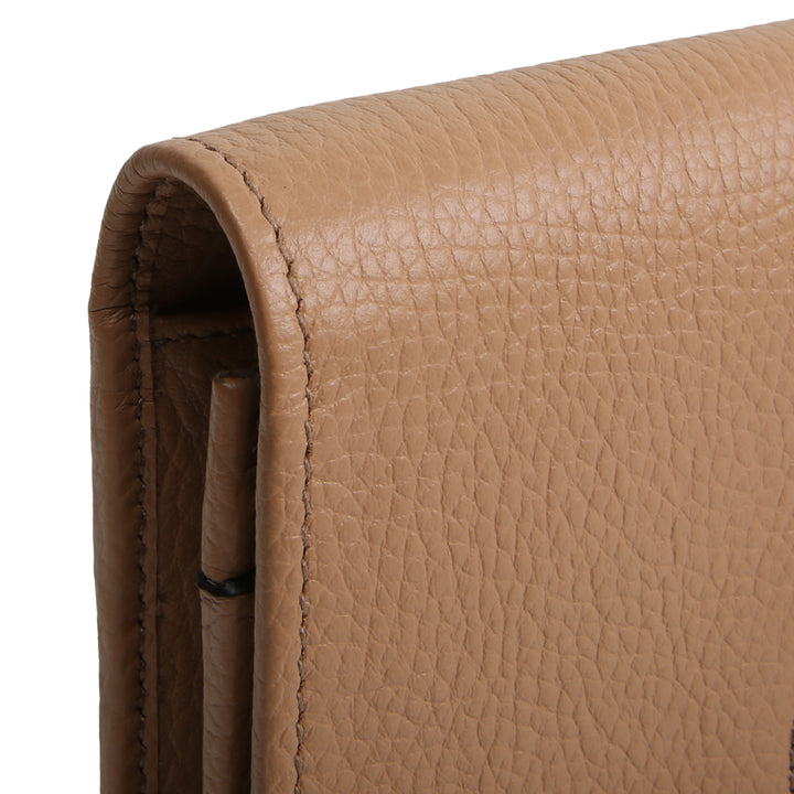 GUCCI Interlocking G Soho Chain Bag - Nude