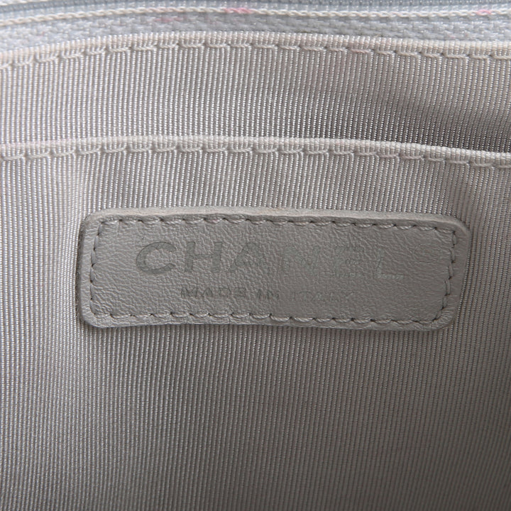 CHANEL Chevron Urban Spirit Backpack - Metallic Silver OUTLET FINAL SALE