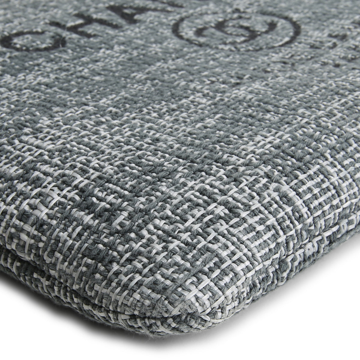 CHANEL Tweed Deauville O-Case Large