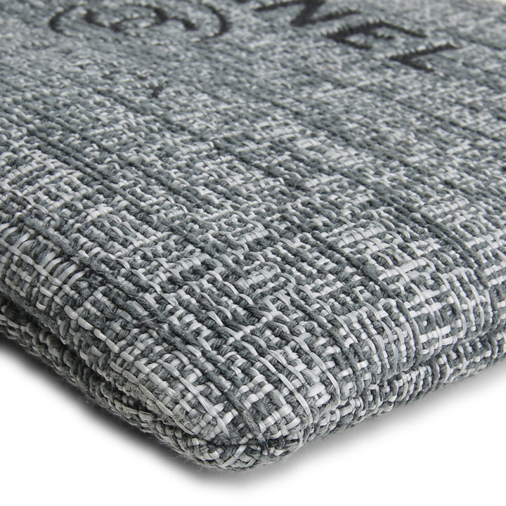 CHANEL Tweed Deauville O-Case Large