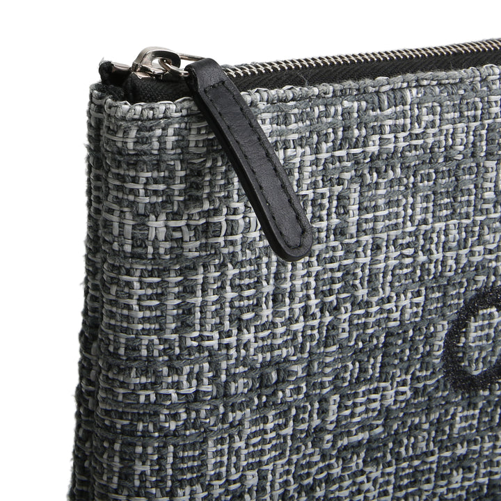 CHANEL Tweed Deauville O-Case Large