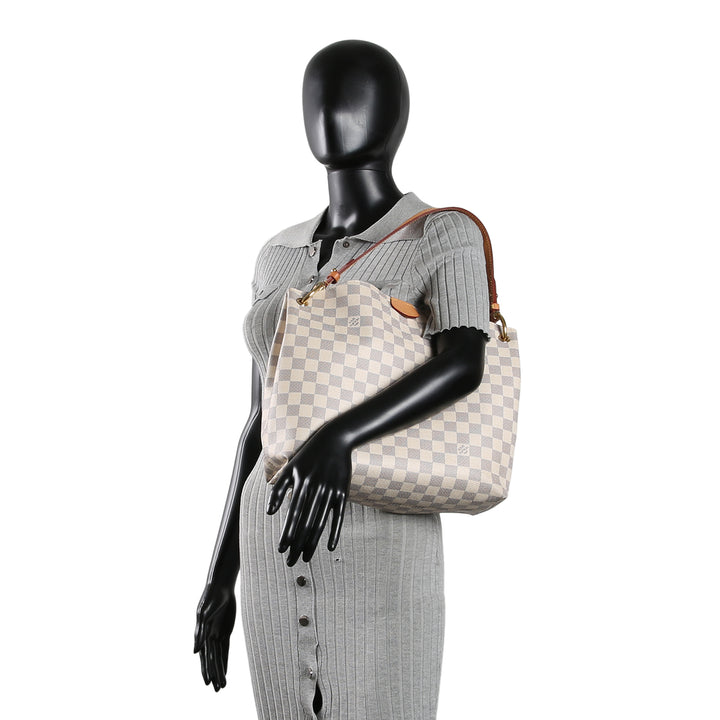 LOUIS VUITTON Damier Azur Graceful PM - OUTLET FINAL SALE