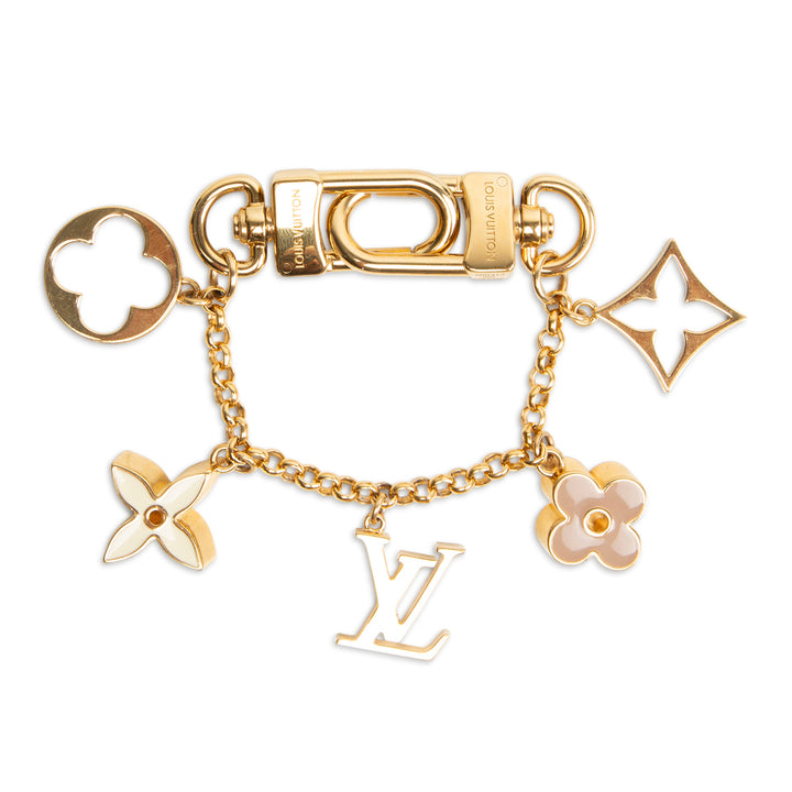 LOUIS VUITTON Fleur de Monogram Bag Charm