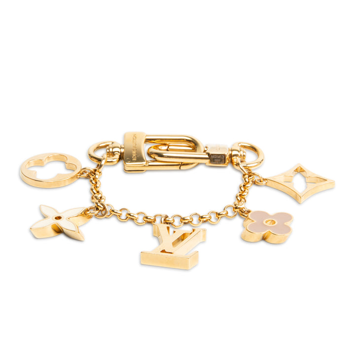 LOUIS VUITTON Fleur de Monogram Bag Charm