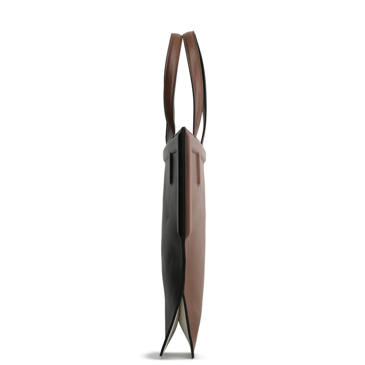 FENDI Flip Tote - Black/Brown