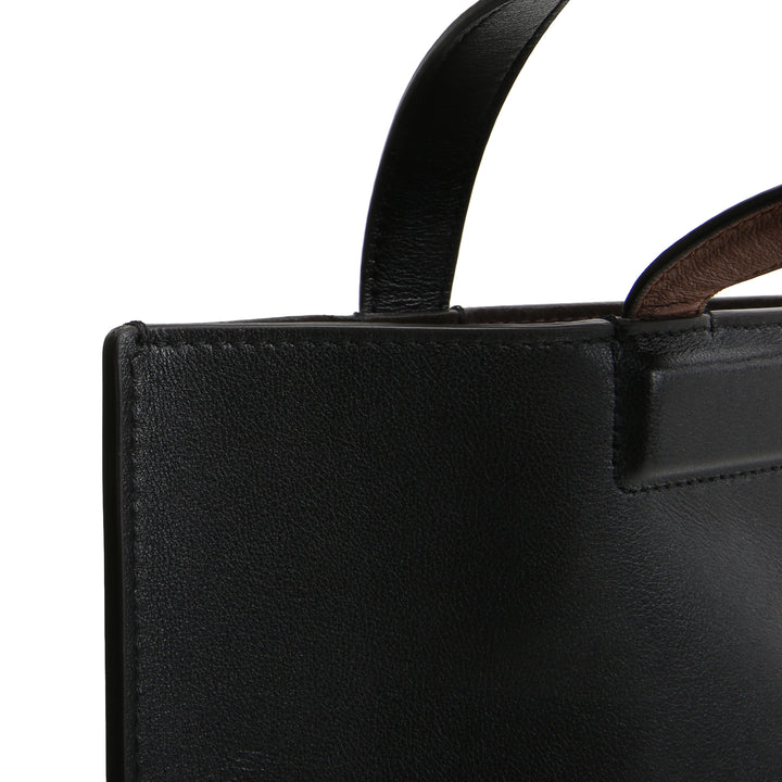 FENDI Flip Tote - Black/Brown