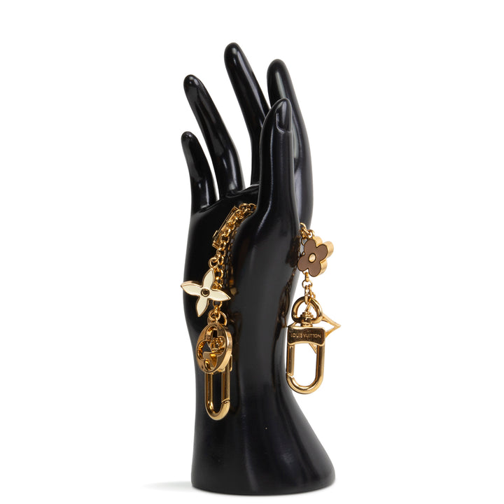 LOUIS VUITTON Fleur de Monogram Bag Charm