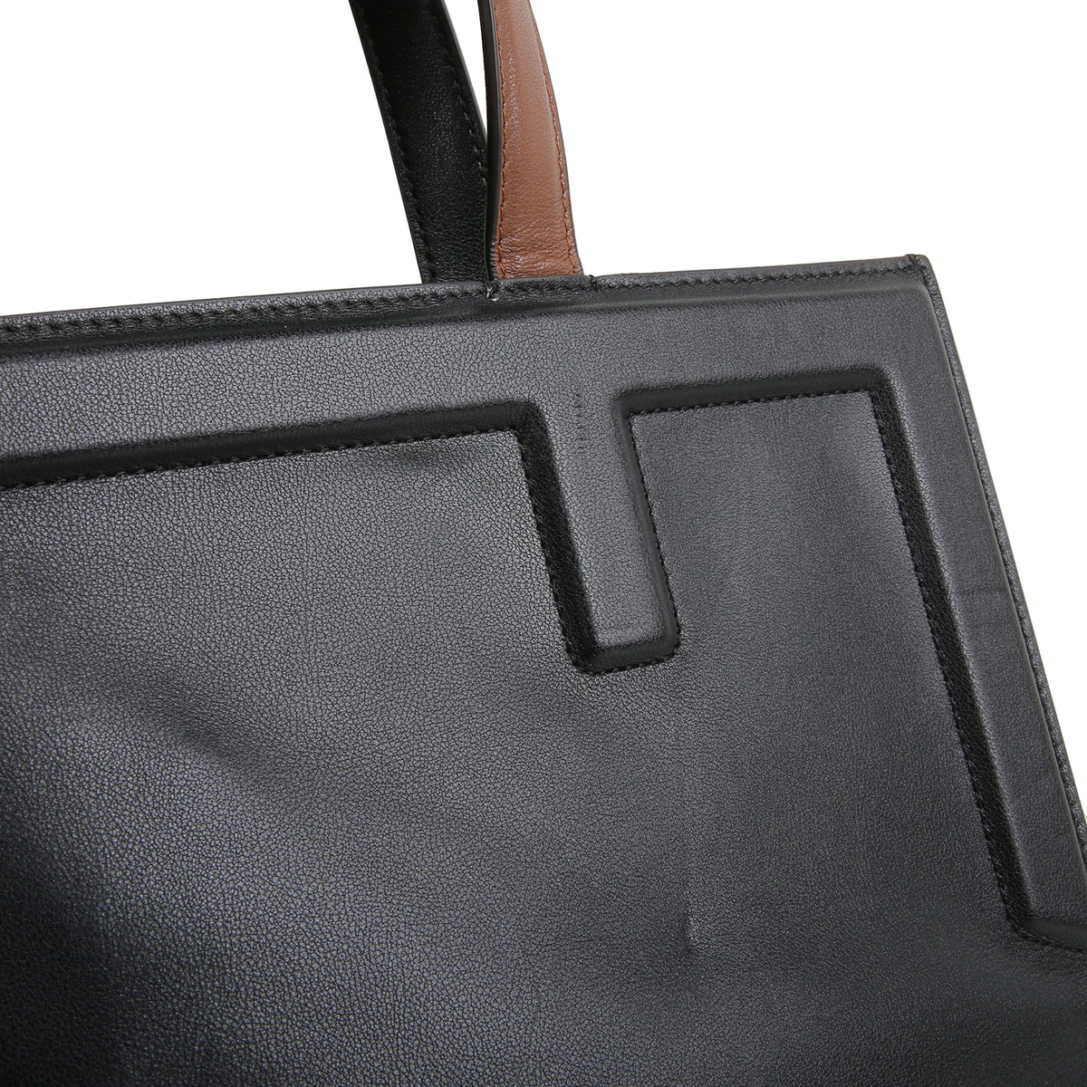 FENDI Flip Tote - Black/Brown