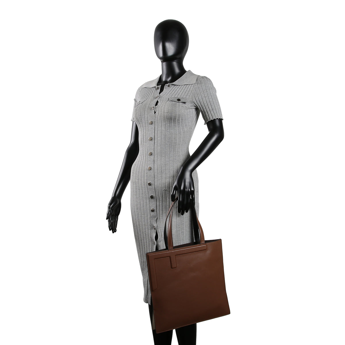 FENDI Flip Tote - Black/Brown