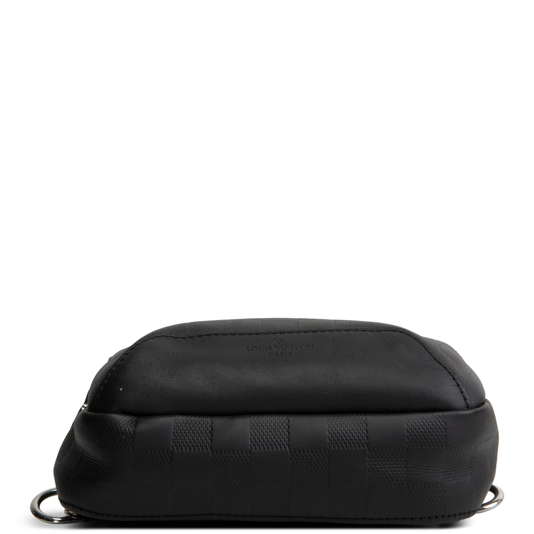 LOUIS VUITTON Damier Infini Avenue Sling - Black