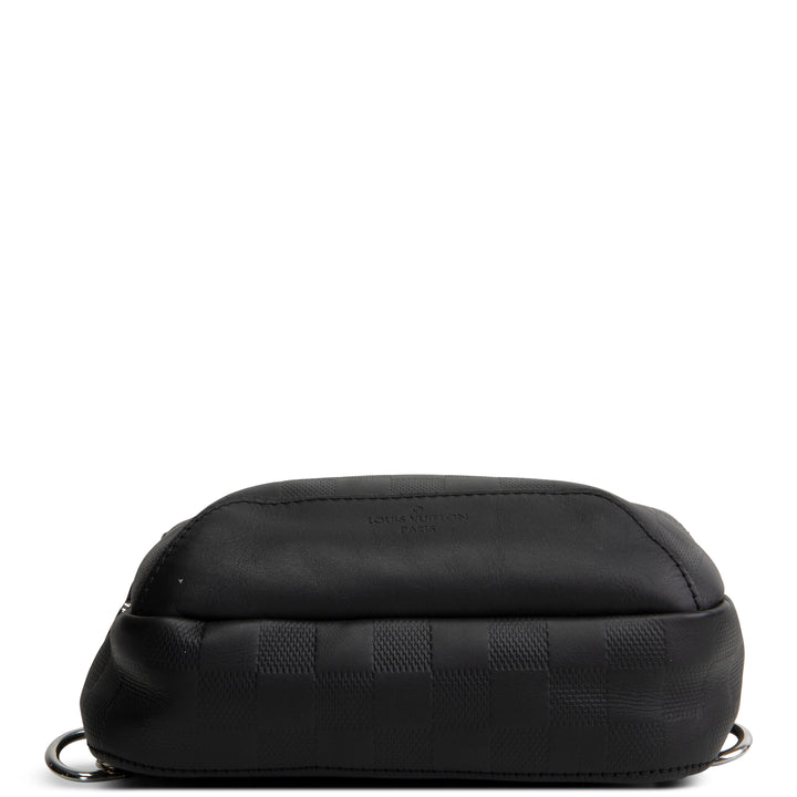 LOUIS VUITTON Damier Infini Avenue Sling - Black
