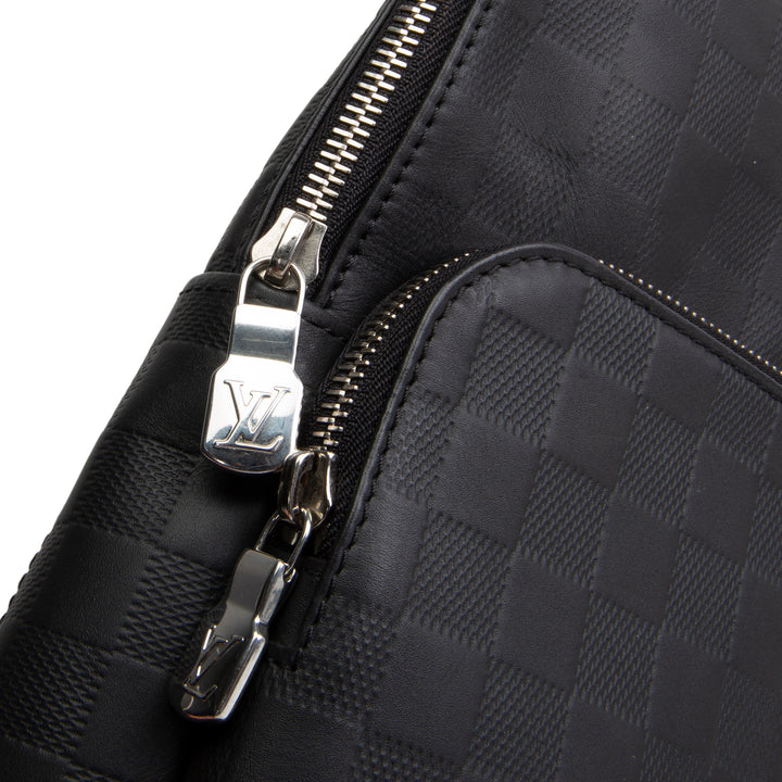 LOUIS VUITTON Damier Infini Avenue Sling - Black
