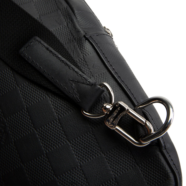 LOUIS VUITTON Damier Infini Avenue Sling - Black