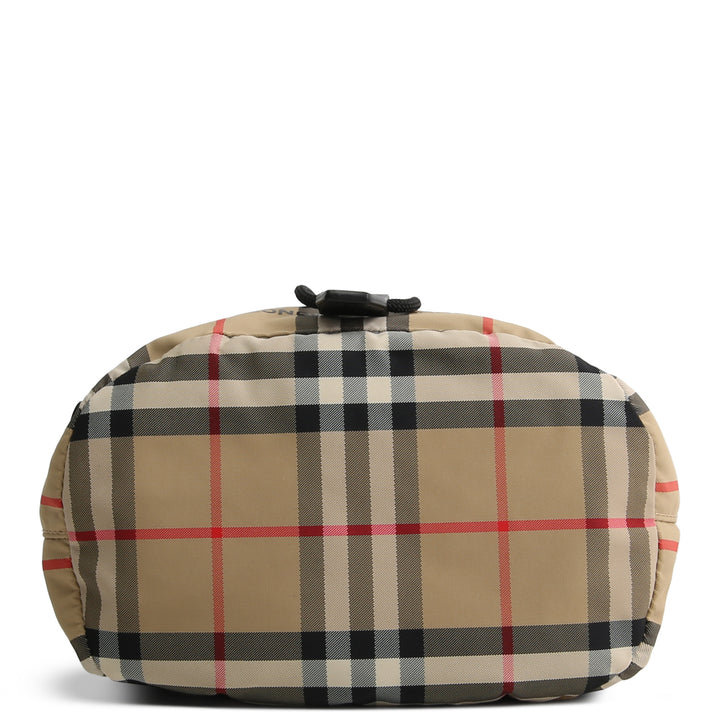 BURBERRY Icon Stripe Drawstring Pouch