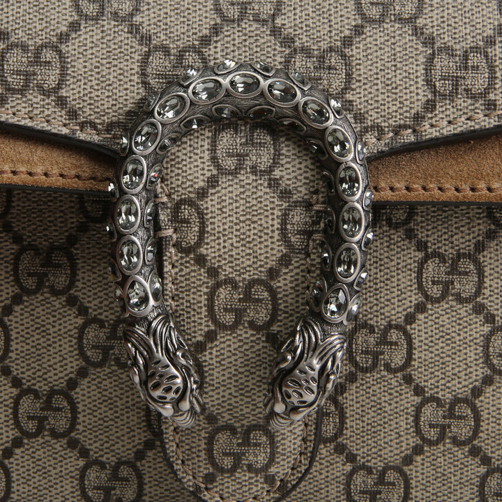 GUCCI Supreme Crystal Dionysus Shoulder Bag