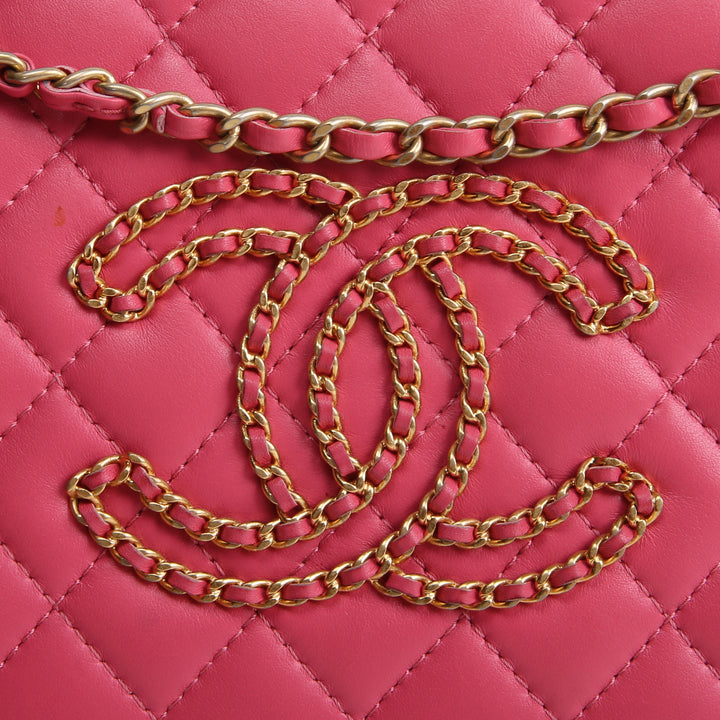 CHANEL Quilted CC Small Once Upon a Time Tote