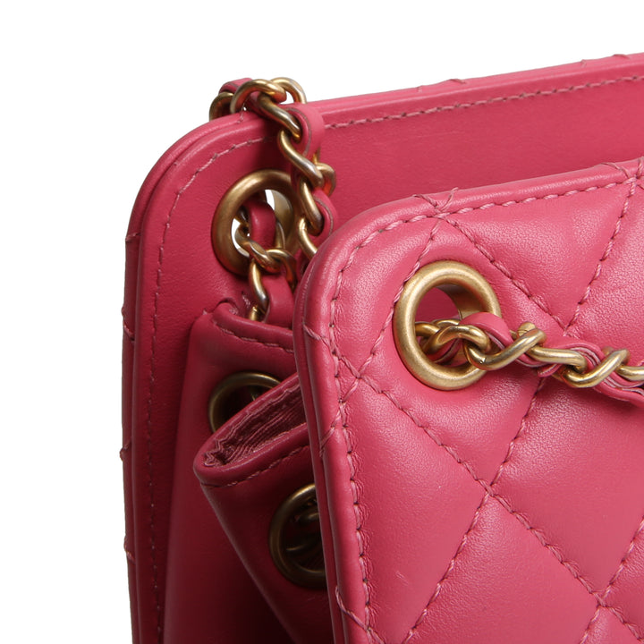 CHANEL Quilted CC Small Once Upon a Time Tote