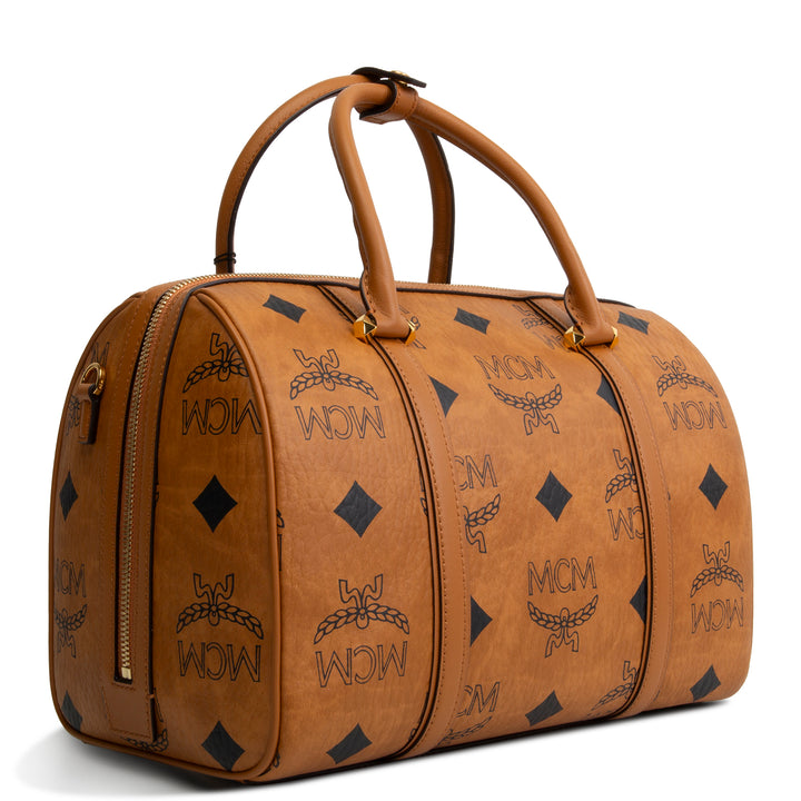 MCM Aren Visteos Boston Satchel - Medium