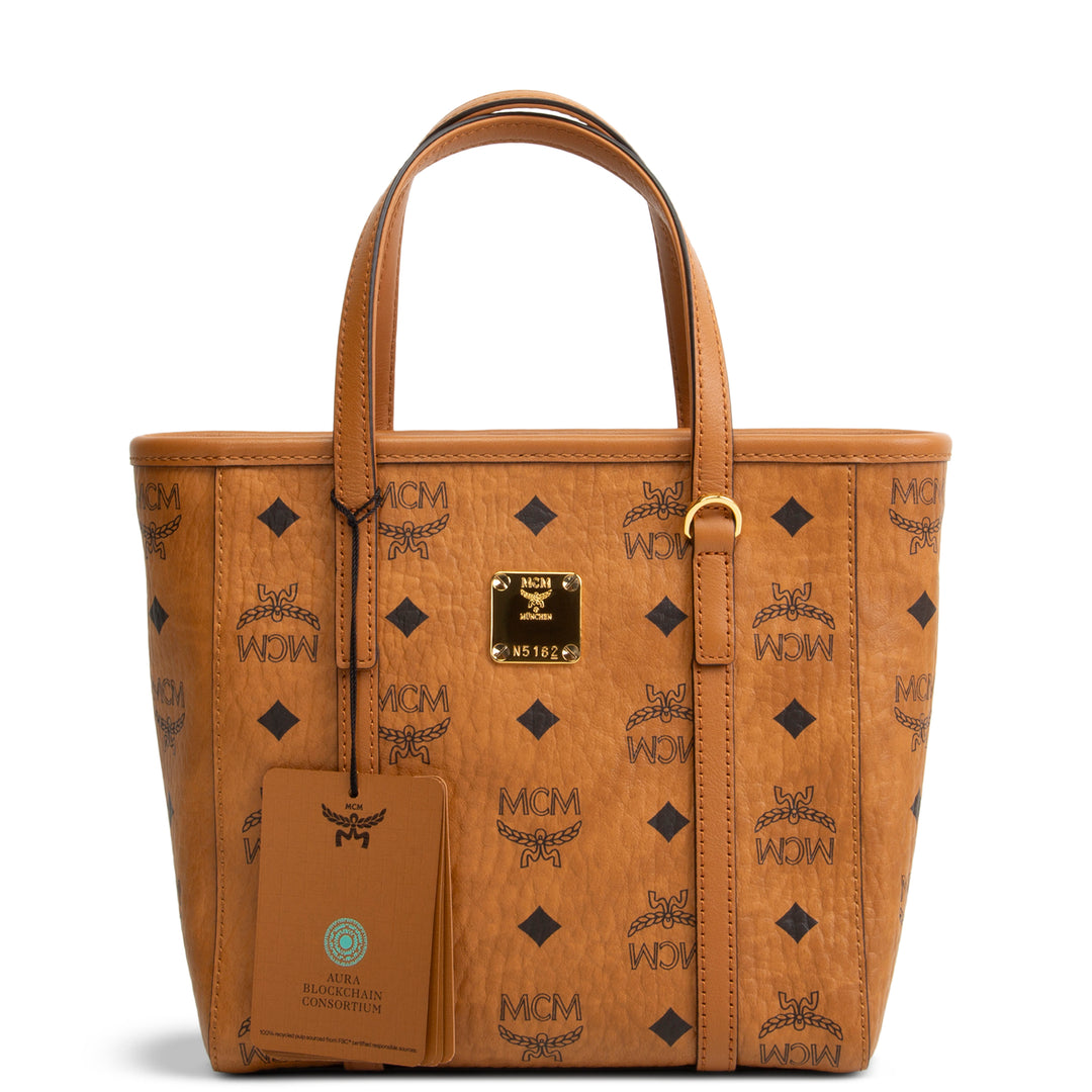 MCM Mini Toni Top Zip Shopper - Visetos