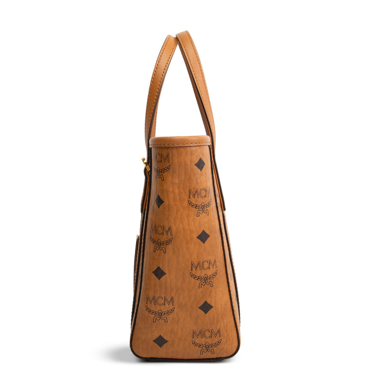 MCM Mini Toni Top Zip Shopper - Visetos
