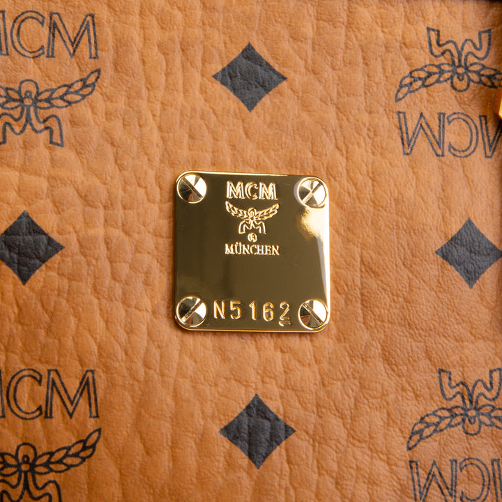 MCM Mini Toni Top Zip Shopper - Visetos