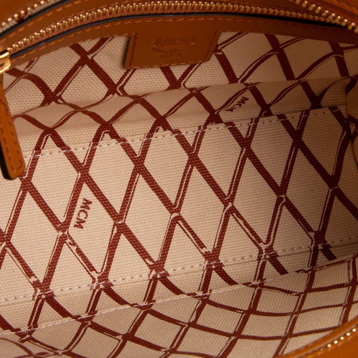 MCM Mini Toni Top Zip Shopper - Visetos