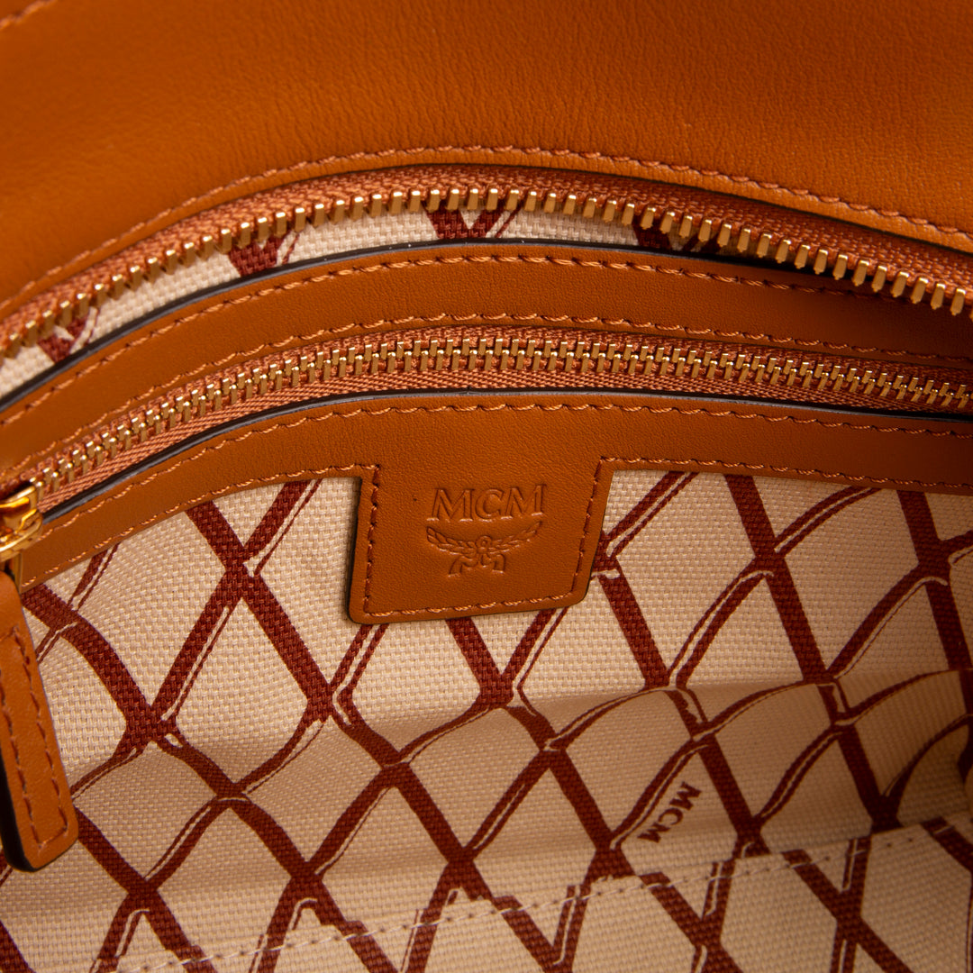 MCM Mini Toni Top Zip Shopper - Visetos
