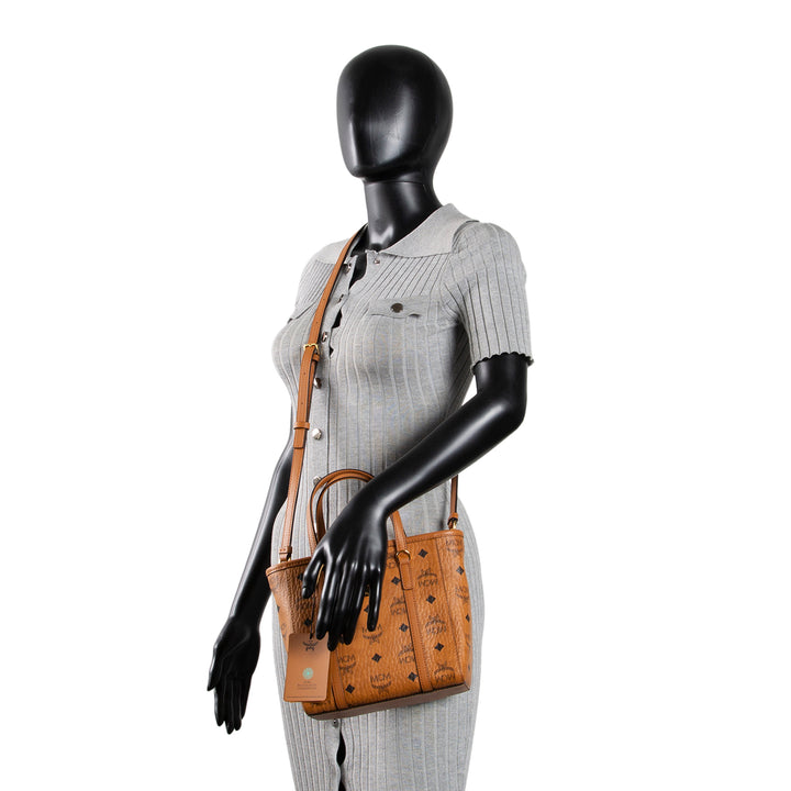 MCM Mini Toni Top Zip Shopper - Visetos