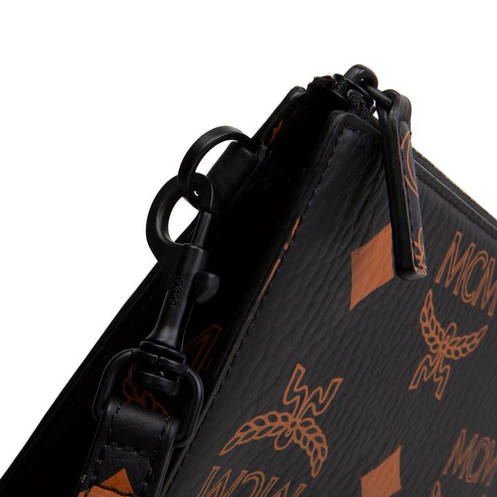 MCM Aren Visteos Flat Pouch - Black