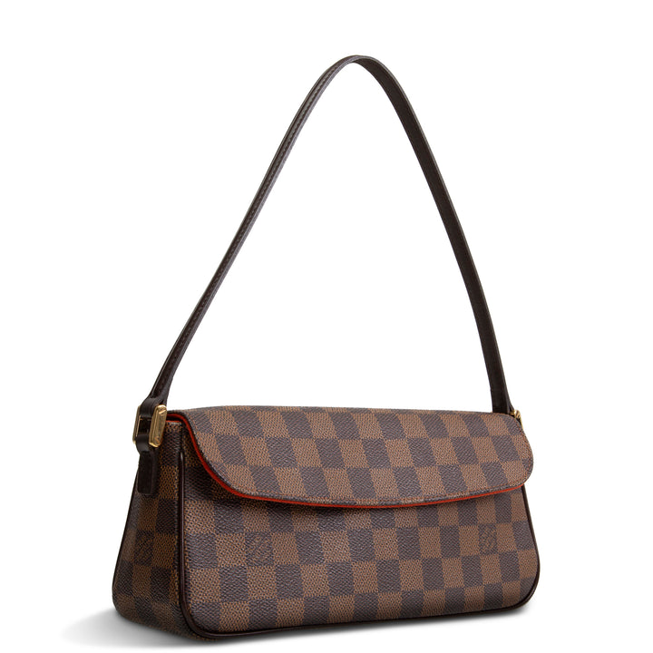 LOUIS VUITTON Damier Ebene Recoleta Shoulder Bag
