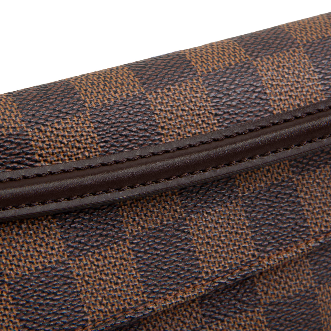 LOUIS VUITTON Damier Ebene Recoleta Shoulder Bag