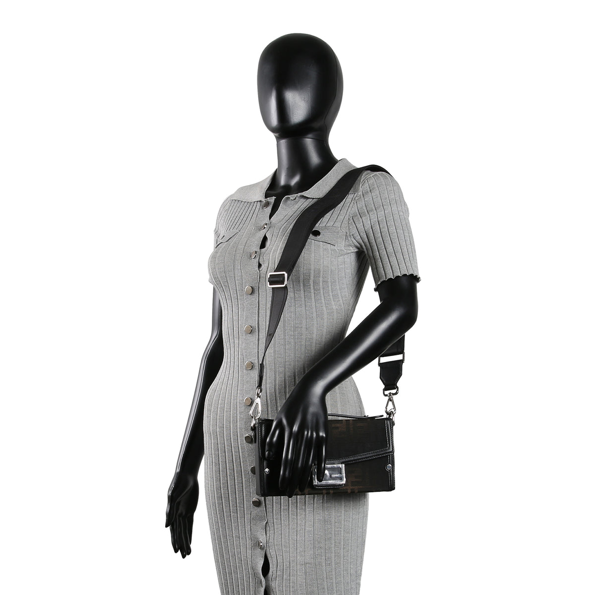 FENDI Baguette Soft Trunk - Jacquard FF