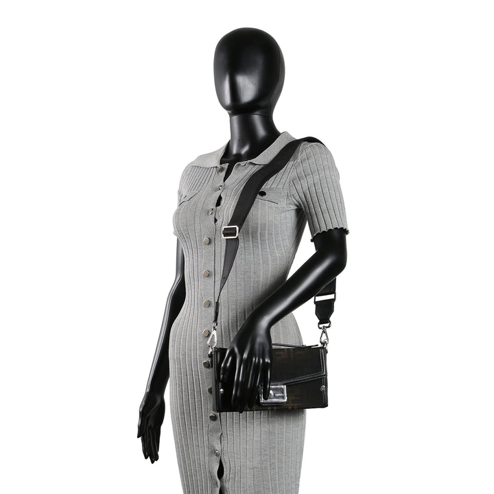 FENDI Baguette Soft Trunk - Jacquard FF