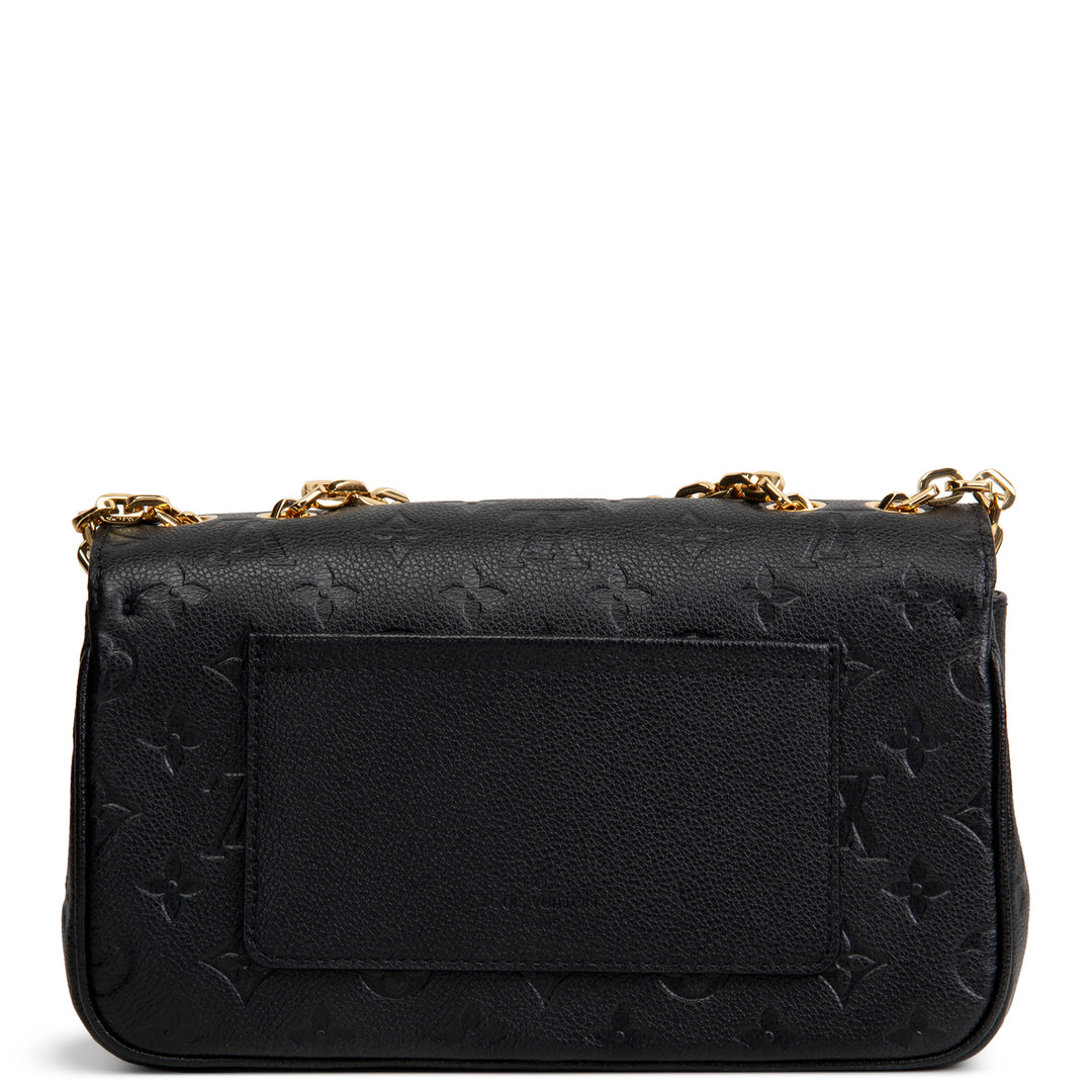 LOUIS VUITTON Monogram Empreinte Marceau Shoulder Bag - Black