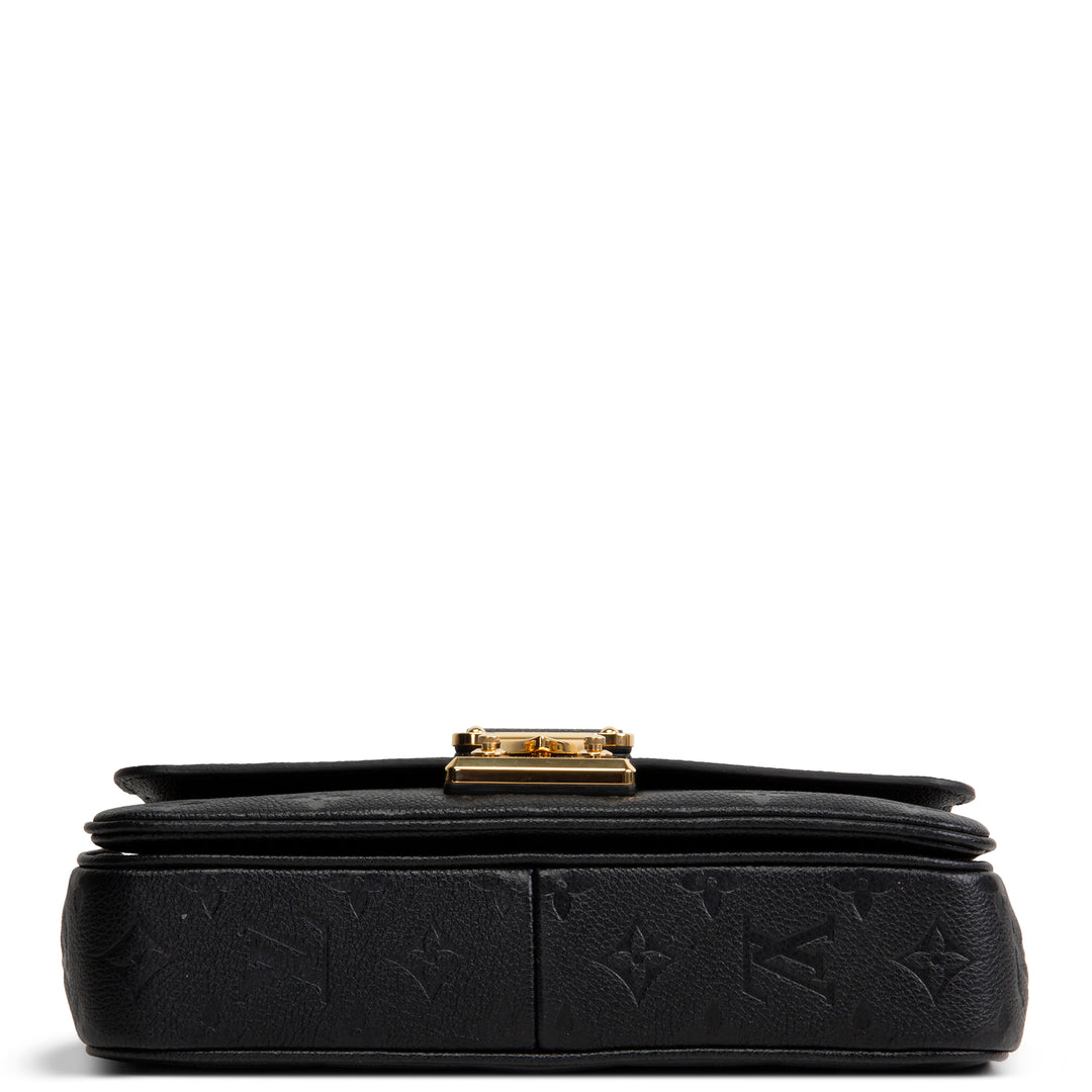 LOUIS VUITTON Monogram Empreinte Marceau Shoulder Bag - Black