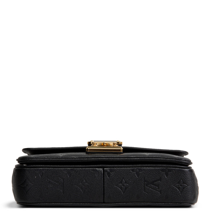 LOUIS VUITTON Monogram Empreinte Marceau Shoulder Bag - Black