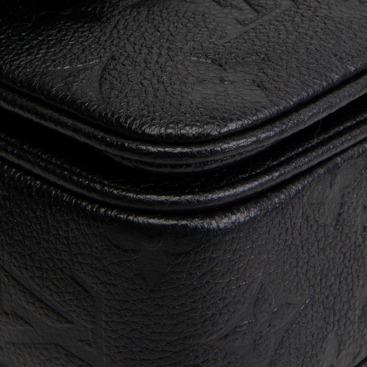 LOUIS VUITTON Monogram Empreinte Marceau Shoulder Bag - Black