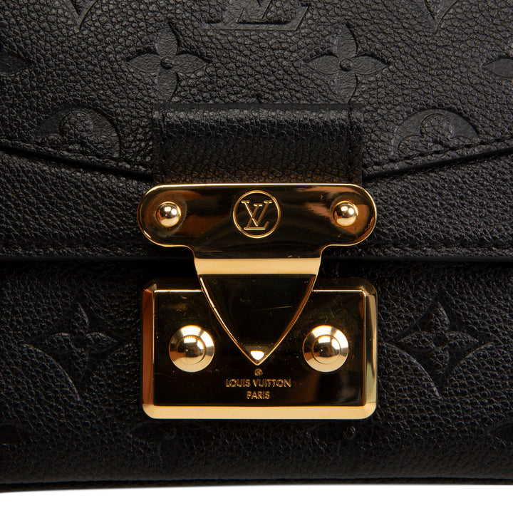LOUIS VUITTON Monogram Empreinte Marceau Shoulder Bag - Black