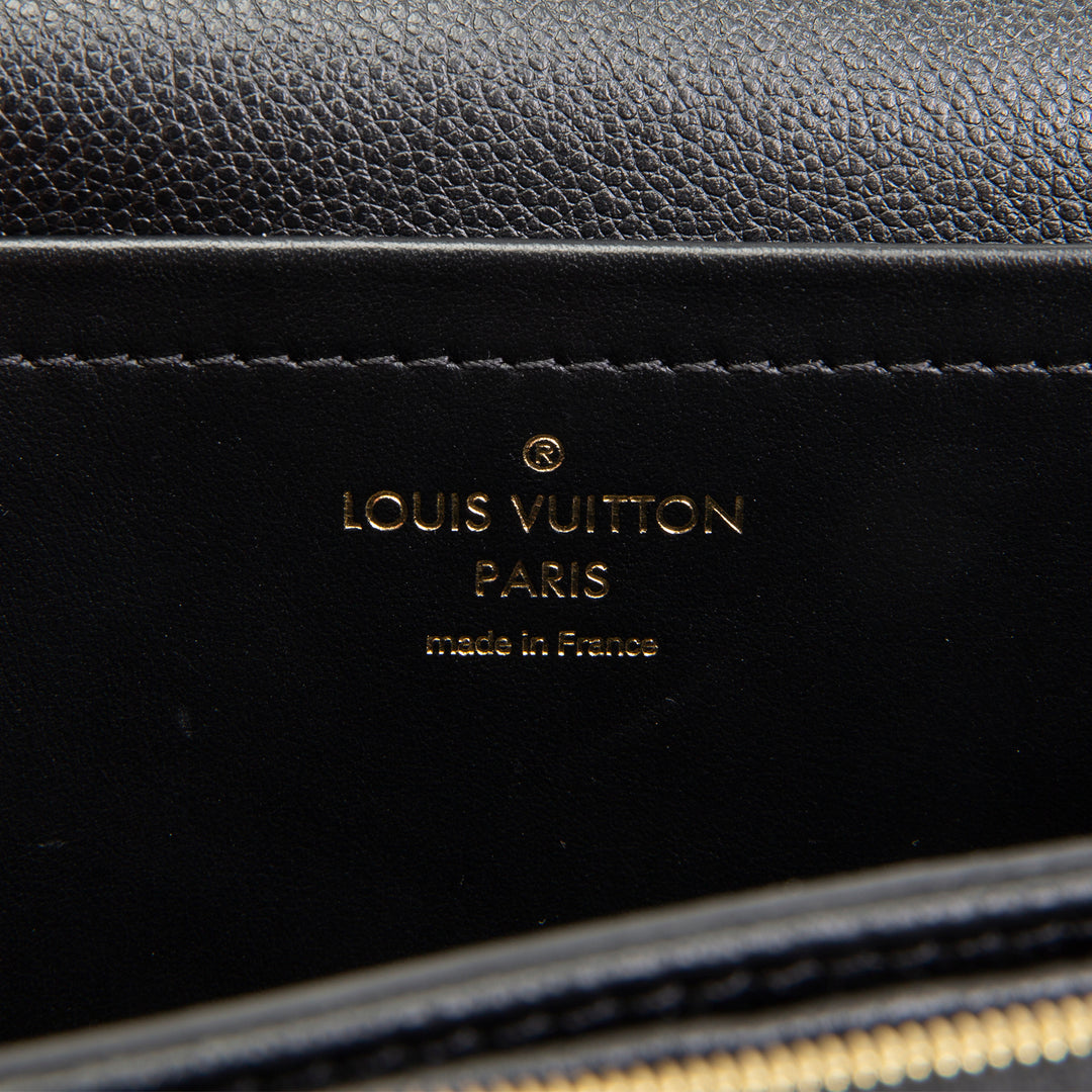 LOUIS VUITTON Monogram Empreinte Marceau Shoulder Bag - Black