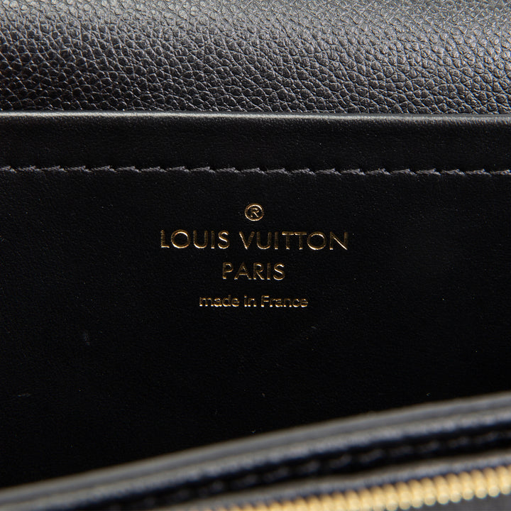 LOUIS VUITTON Monogram Empreinte Marceau Shoulder Bag - Black