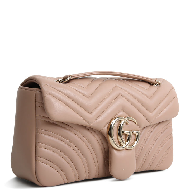 GUCCI GG Marmont Medium Shoulder Bag - Beige
