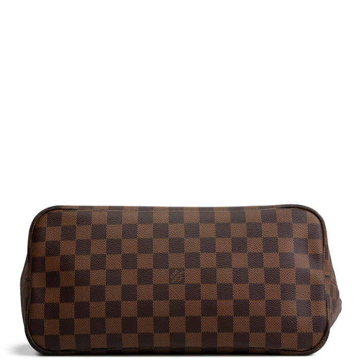 LOUIS VUITTON Damier Ebene Neverfull MM w/ Pouch