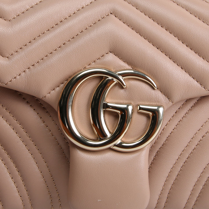 GUCCI GG Marmont Medium Shoulder Bag - Beige