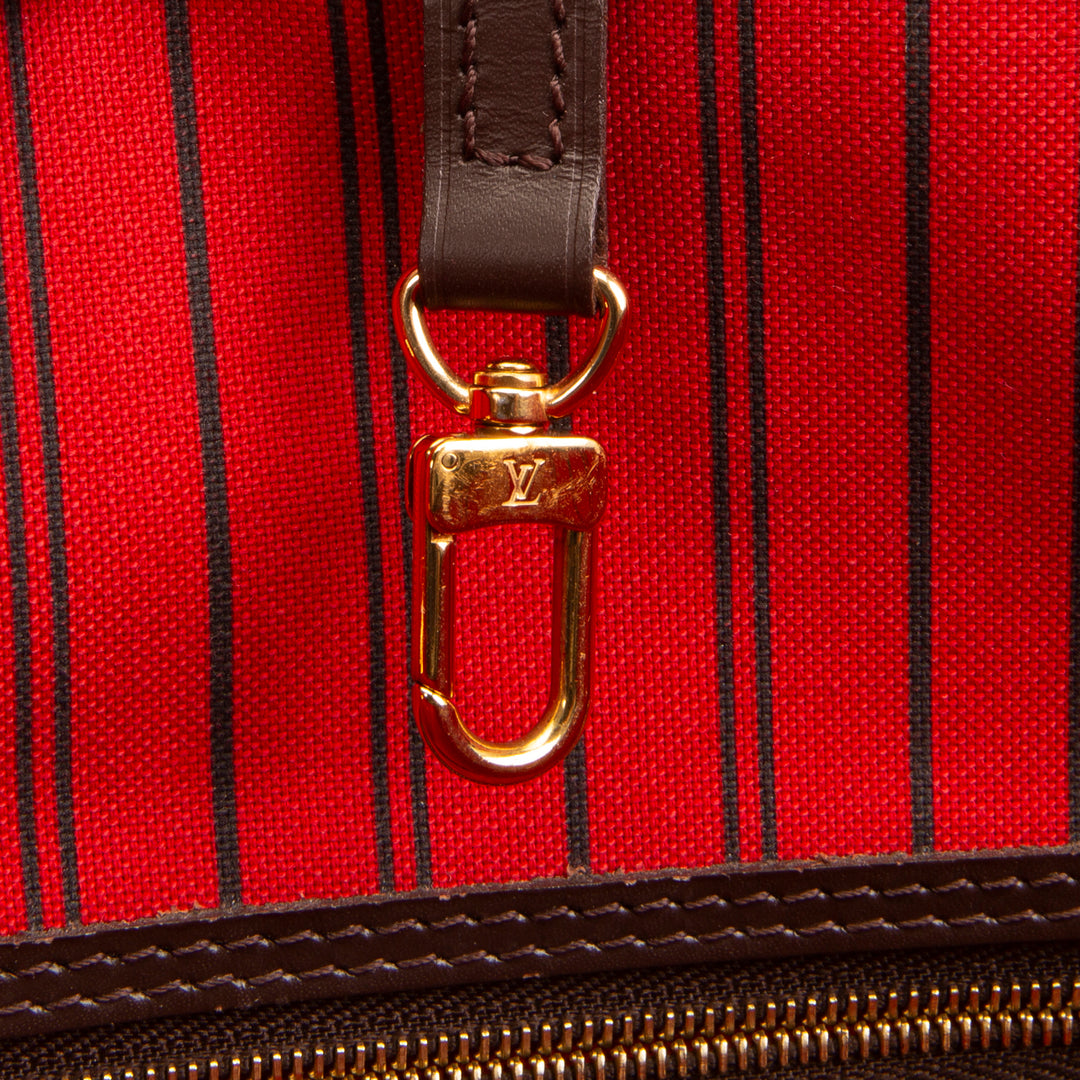 LOUIS VUITTON Damier Ebene Neverfull MM w/ Pouch