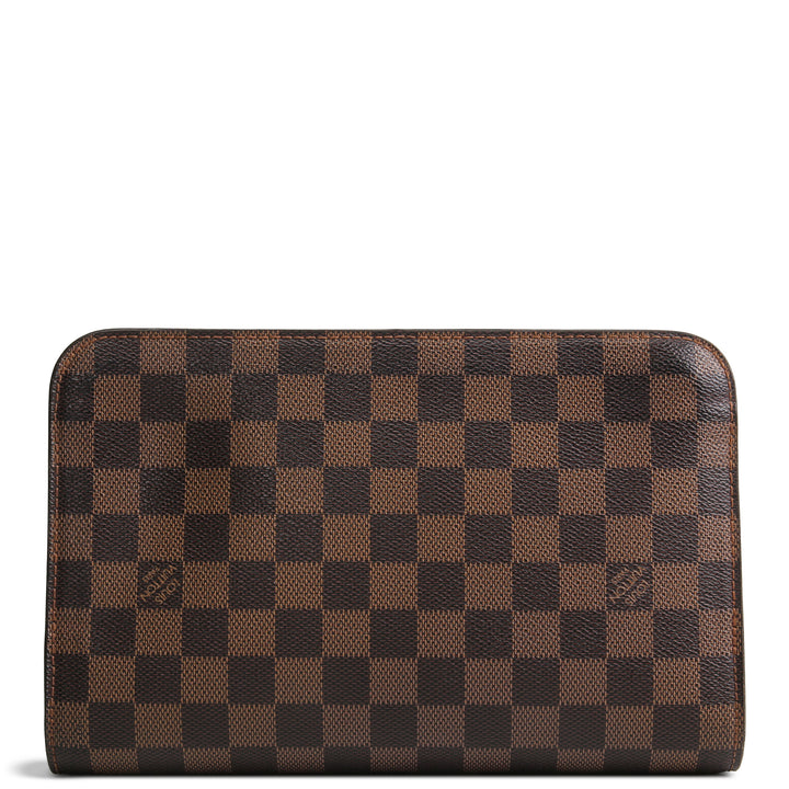 LOUIS VUITTON Damier Ebene Saint Louis Clutch