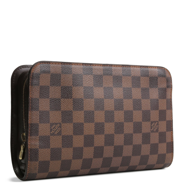 LOUIS VUITTON Damier Ebene Saint Louis Clutch